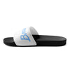 Braniff Womens Slides Flip Flop Shoes BI Logo Braniff Ultra Logo 1978 Light Blue