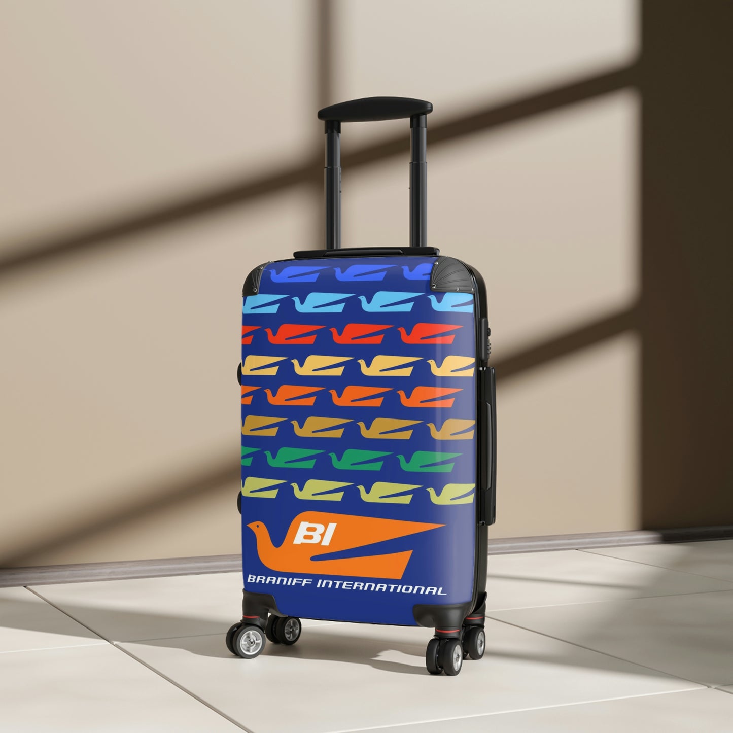Braniff Ultra Space Jet Luggage Suitcase Alexander Girard Braniff Design Bluebird of Happiness