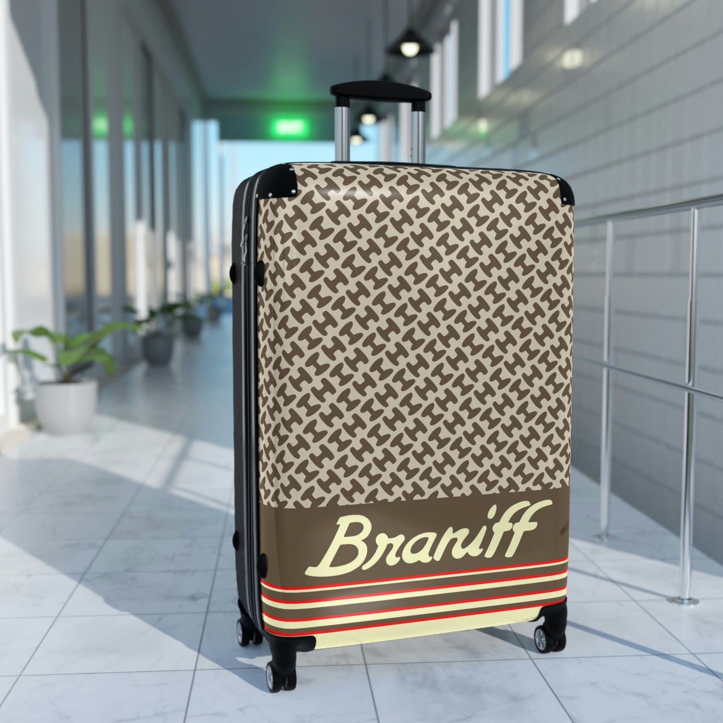 Braniff Ultra Space Jet Luggage Suitcase Braniff Halston Design
