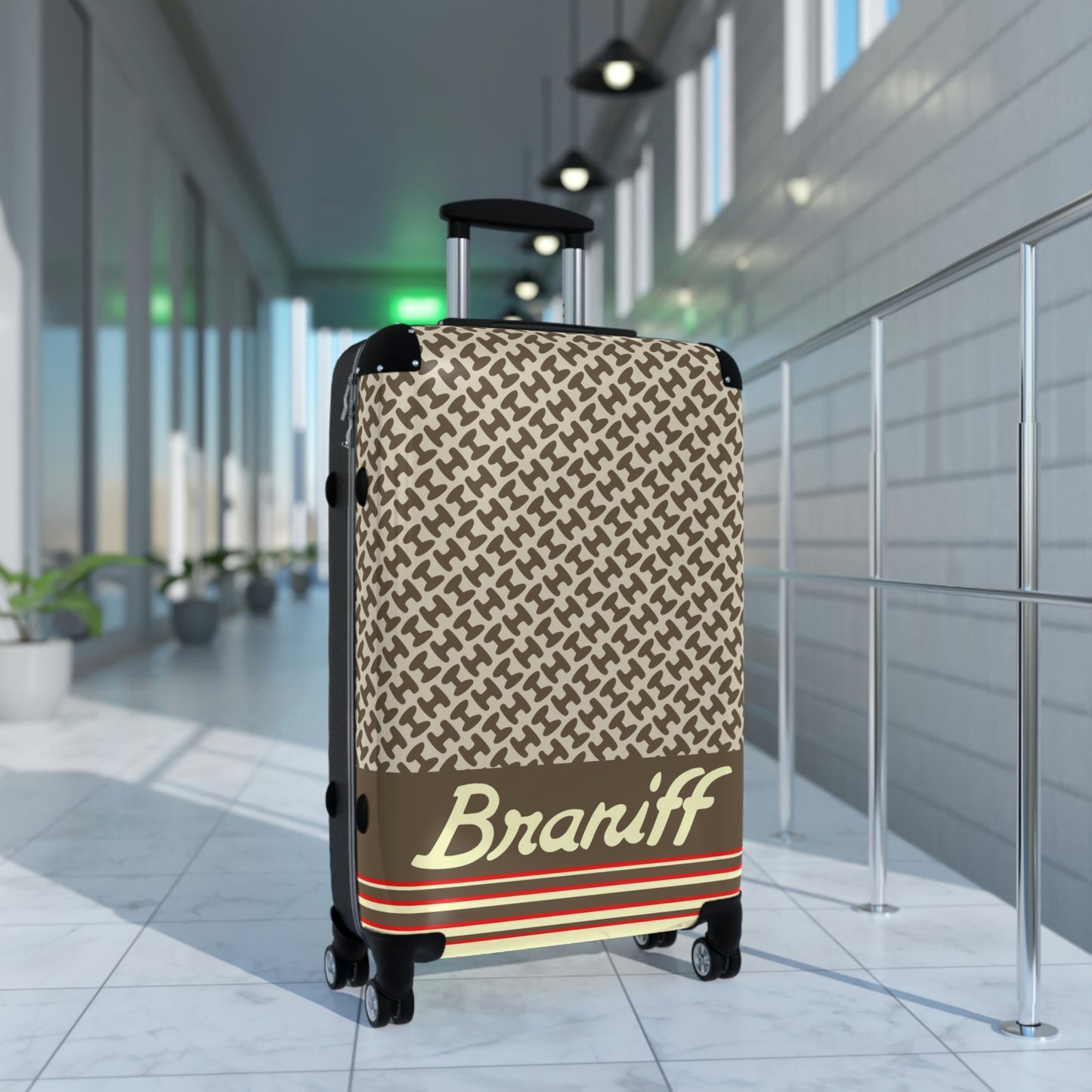 Braniff Ultra Space Jet Luggage Suitcase Braniff Halston Design