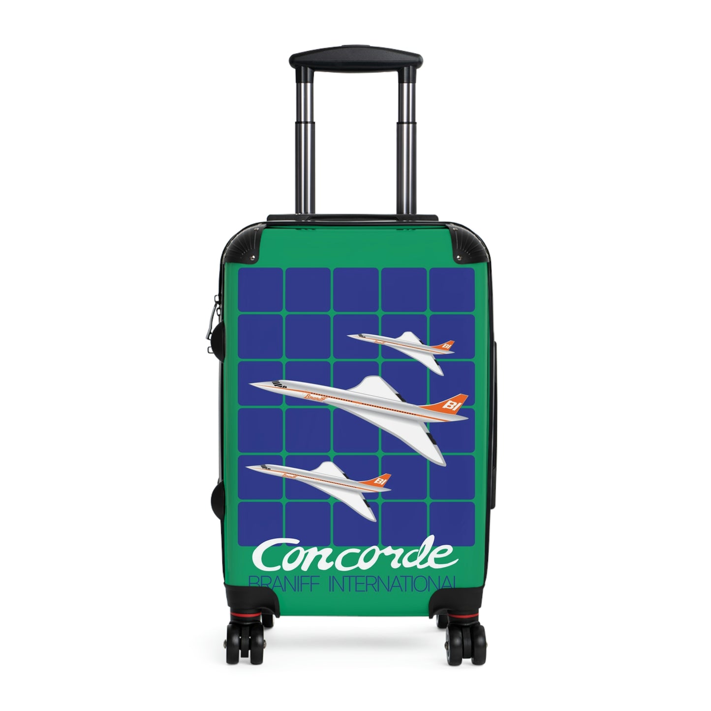 Braniff Ultra Space Jet Luggage Suitcase Concorde Green