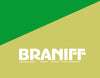 Braniff Super Soft Throw Blanket 1971 Two Tone Green Countries Served