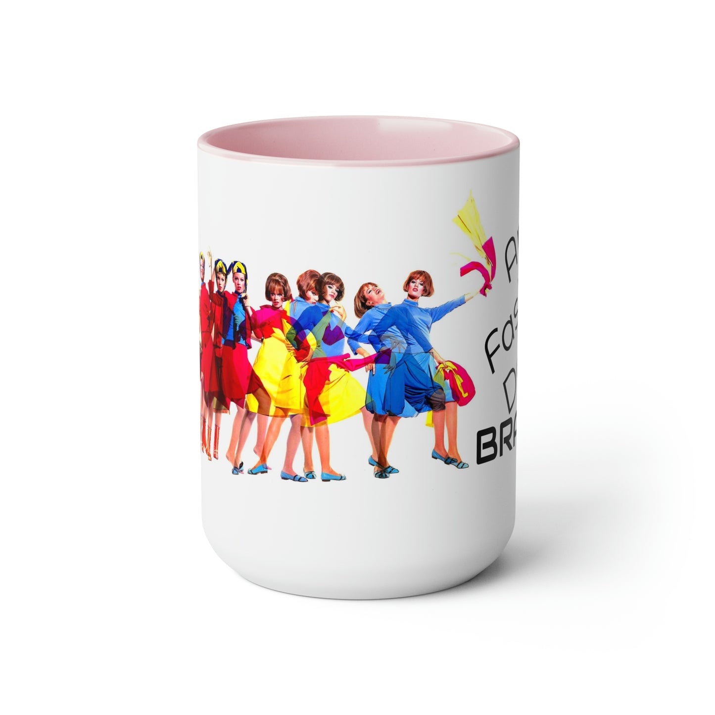 Coffee Mug 11 oz Braniff Air Strip I at 35000 Feet with Blue Interior
