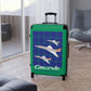 Braniff Ultra Space Jet Luggage Suitcase Concorde Green