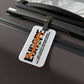 Luggage Tag Personalized Braniff 747-227 Ultra Orange Europe Service