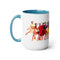 Coffee Mug 11 oz Braniff Air Strip I at 35000 Feet with Blue Interior