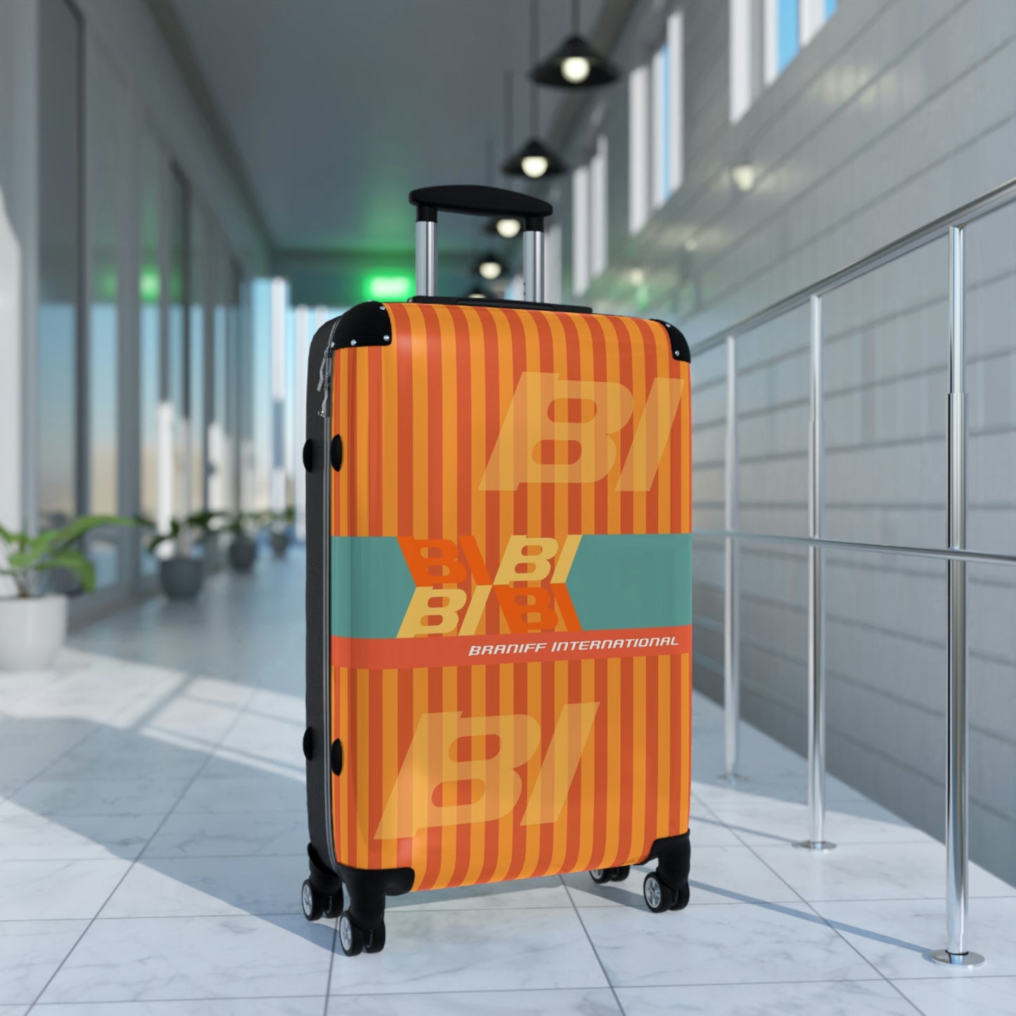 Braniff Ultra Space Jet Luggage Suitcase Alexander Girard Braniff Design