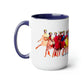 Coffee Mug 11 oz Braniff Air Strip I at 35000 Feet with Blue Interior