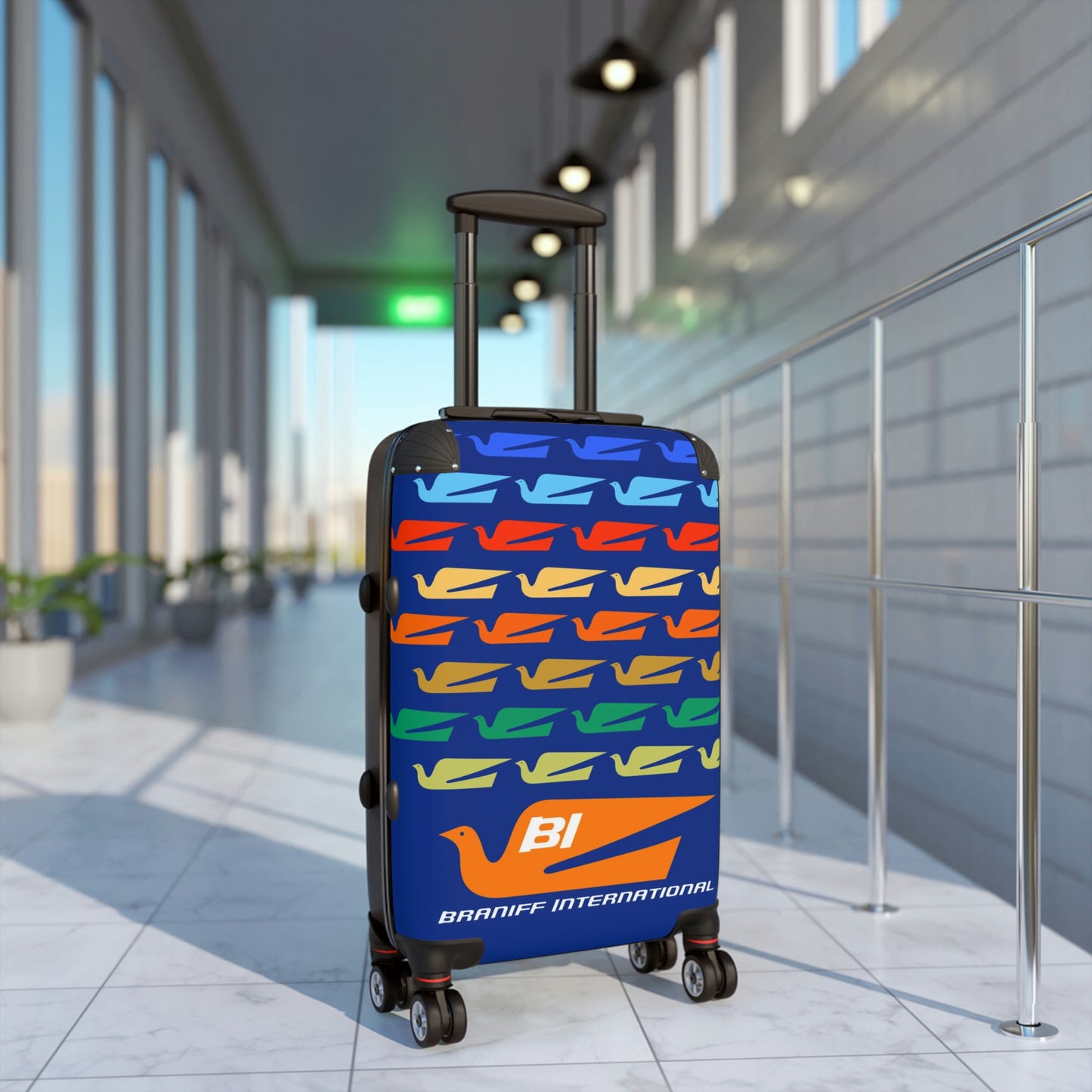 Braniff Ultra Space Jet Luggage Suitcase Alexander Girard Braniff Design Bluebird of Happiness