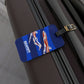 Braniff Ultra Space Jet Luggage Suitcase Tag Alexander Calder Braniff Bicentennial Design Boeing 727