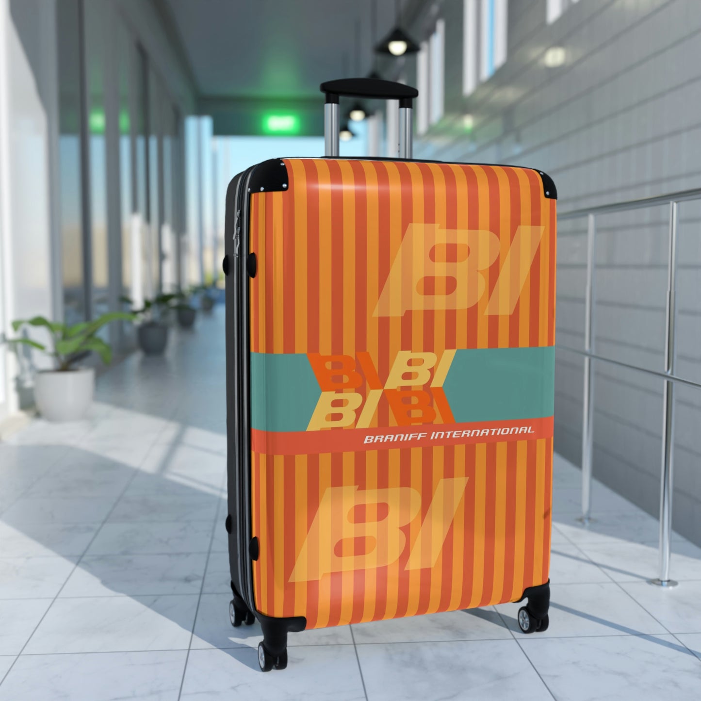 Braniff Ultra Space Jet Luggage Suitcase Alexander Girard Braniff Design