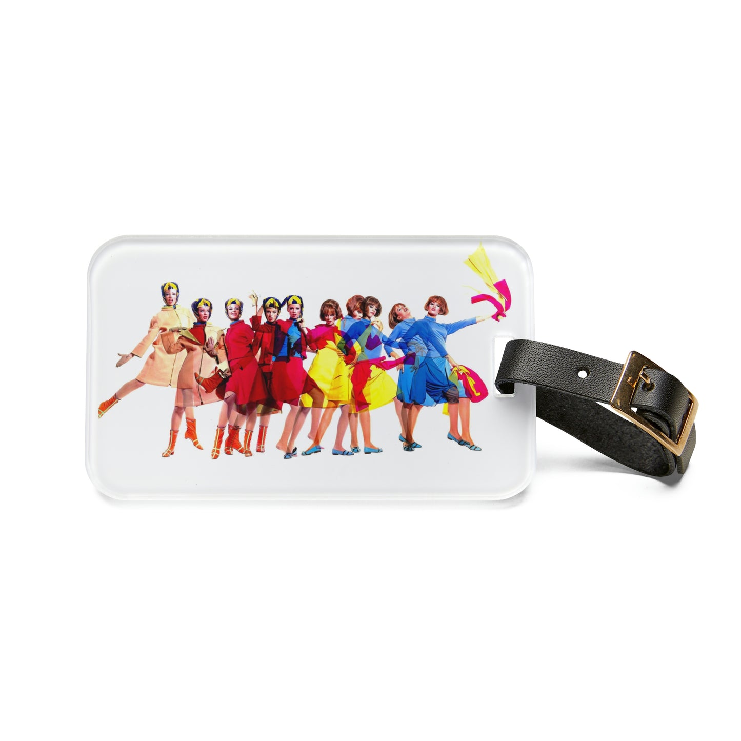 Luggage Tag Personalized Braniff Pucci Design Art Fashion Design Inflight Fashion Show
