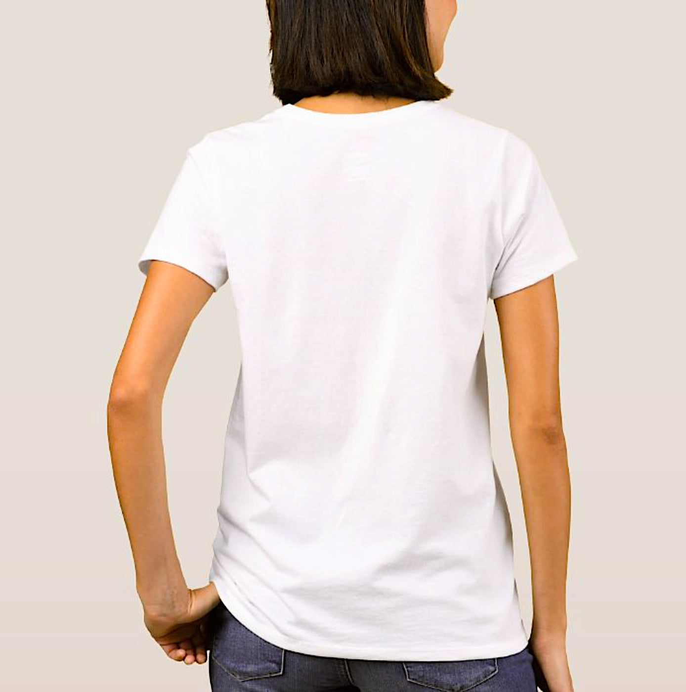 T-Shirt Women's Short Sleeve White Braniff International Inflight Fashion Show Gemini IV Pucci Design