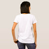 T-Shirt Women's Short Sleeve White Braniff International Inflight Fashion Show Gemini IV Pucci Design