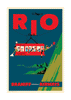 Rio, Braniff International Airways, 1960s [Cable car] [Blue-red] - Premium Open Edition