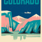 Cool Colorado, Braniff International Airways, 1950s [Mountain Range] - Premium Open Edition