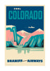 Cool Colorado, Braniff International Airways, 1950s [Mountain Range] - Premium Open Edition