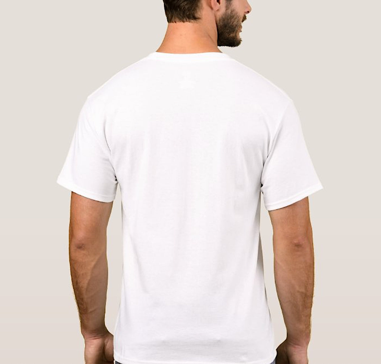T-Shirt Basic Short Sleeve White Braniff Alexander Girard Design Original Bluebird Orange