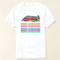 T-Shirt Braniff Sheppard Collection DC-8 Calder South America In A Row Short Sleeve White