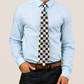Necktie Men's Braniff Alexander Girard Design Black and White BI Check