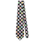 Necktie Men's Braniff Alexander Girard Design Black and White BI Check