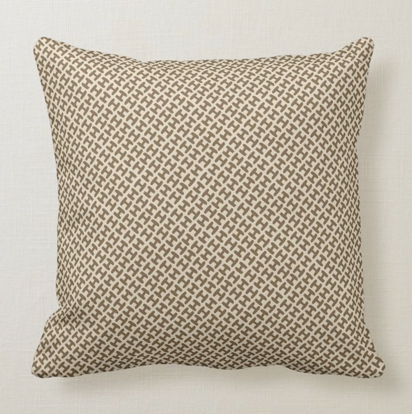 Pillow - Braniff Halston H Design Pillow - Brown Pillow - Braniff Boutique