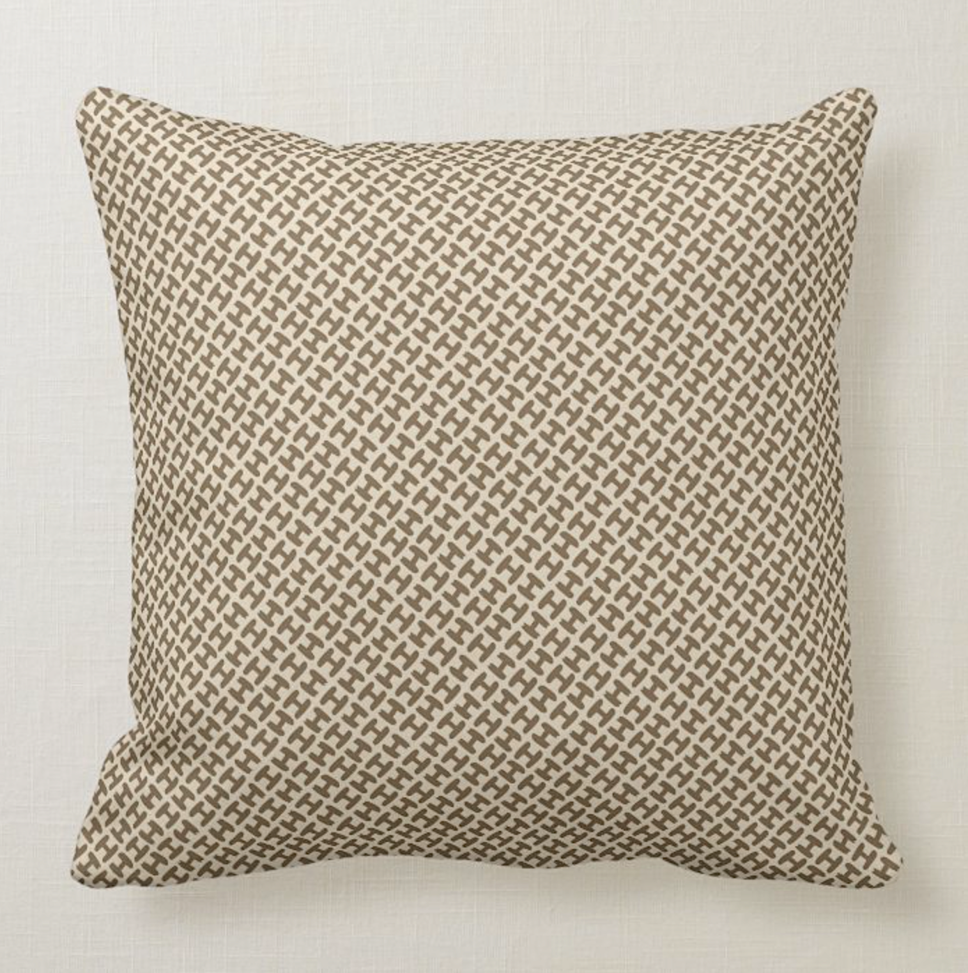 Pillow - Braniff Halston H Design Pillow - Brown Pillow - Braniff Boutique
