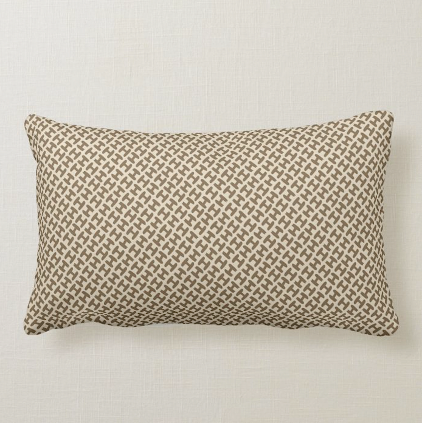 Lumbar Bar Pillow - Braniff Halston H Design Pillow - Brown Pillow - Braniff Boutique