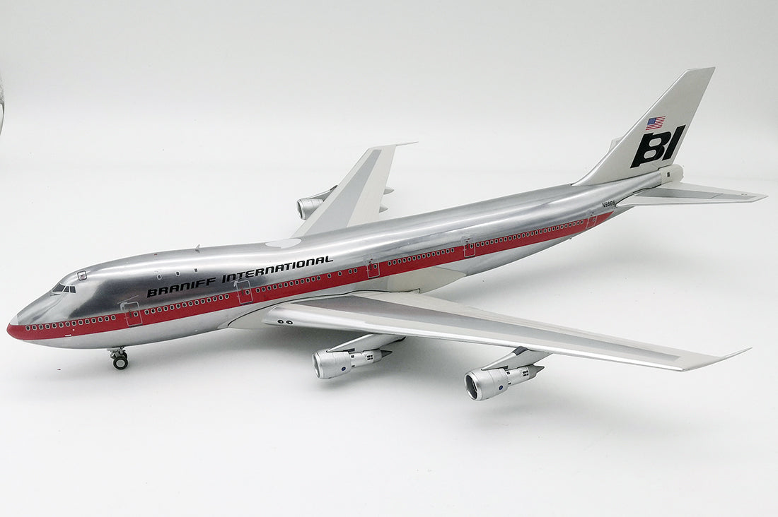 代引不可1/200 Braniff Int\'l Boeing 747 SP by Gemini 民間航空機