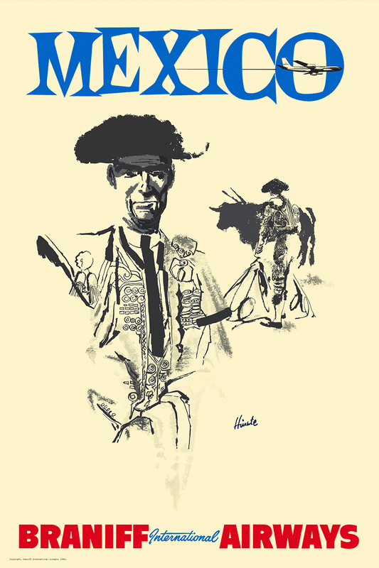 Mexico, Braniff International Airways, 1960s [Matador] - Premium Open Edition
