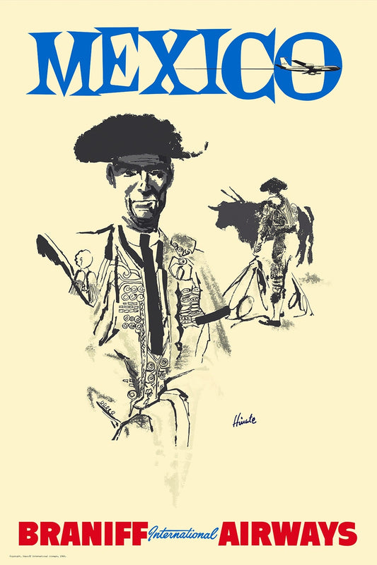 Mexico, Braniff International Airways, 1960s [Matador] - Museum Grade Limited Edition