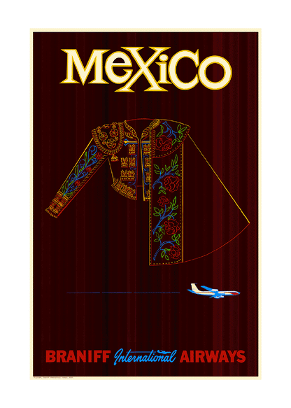 Mexico, Braniff International Airways, 1960s [Traje de luces] - Premium Open Edition