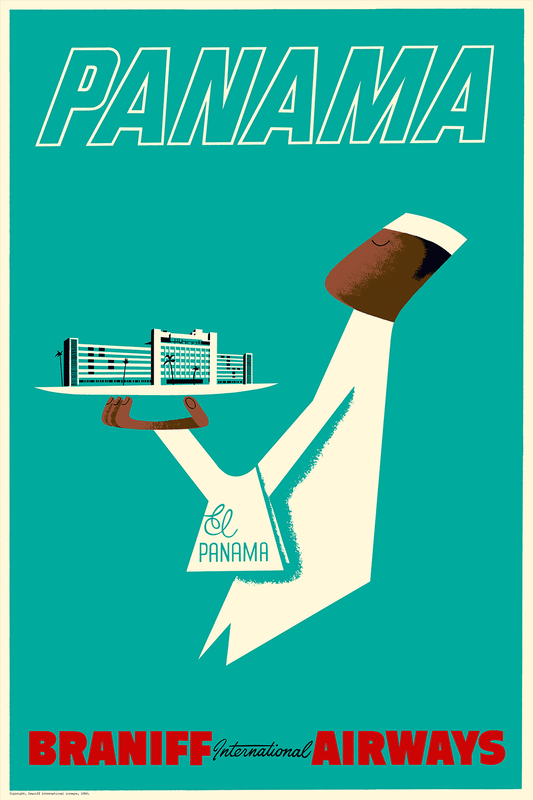 Panama, Braniff International Airways, 1960s [El Panama Hilton] - Premium Open Edition