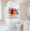 Shower Curtain Braniff Pucci Inflight Fashion Show