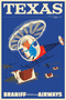 Texas, Braniff International Airways, 1950s [Heli Cowboy] - Premium Open Edition