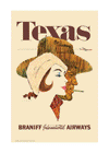 Texas, Braniff - United, 1960s [Couple] - Premium Open Edition