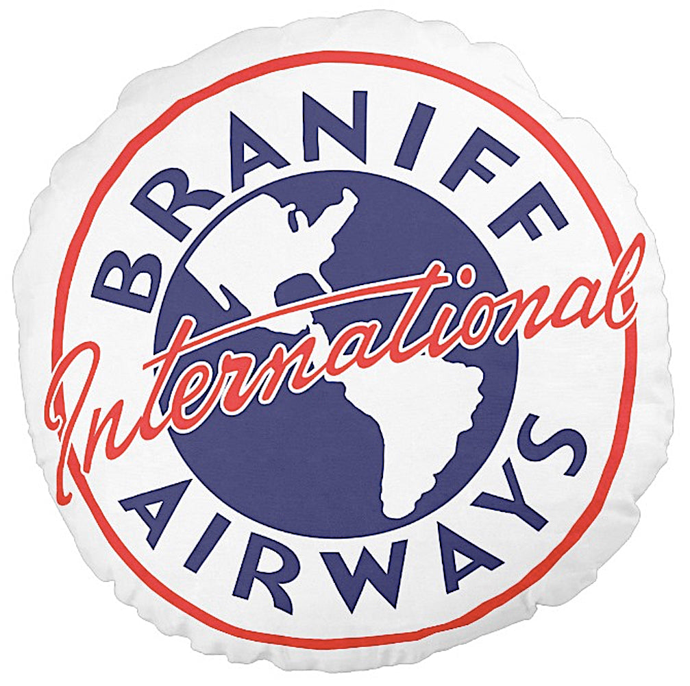 Pillow Braniff International Airways Logo 1948