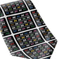 Necktie Men's Braniff Alexander Girard Design BI Multi Color with White Border