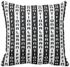 Pillow or Lumbar Bar Pillow Braniff Alexander Girard Design BI Stripe Black White