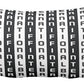 Pillow or Lumbar Bar Pillow Braniff Alexander Girard Design BI Stripe Black White