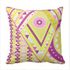 Throw Pillow - Vivara Yellow Plum Pink Pillows - BI 1968 Pucci Vivara Collection Pillows - Braniff Boutique