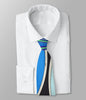 Braniff Men's Full Design Blue Necktie - Pucci Design Necktie - Braniff Place Blue Collection Design -    BI 1972 Pucci Full Design Necktie Shirted View - Braniff Boutique