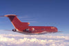 Poster Braniff International Boeing 727 Over Texas First Terra Cotta Ultra