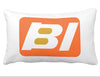 Pillow or Lumbar Pillow Braniff Alexander Girard Design 727 Braniff Place Two Tone