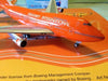 BRAND NEW!! Airplane Model Braniff International Boeing 747SP-27 Orange Ultra 1/200 Scale