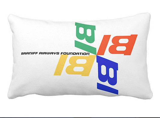 Pillow or Lumbar Bar Pillow Braniff Alexander Girard Design Braniff Airways Foundation Pinwheel