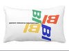 Pillow or Lumbar Bar Pillow Braniff Alexander Girard Design Braniff Airways Foundation Pinwheel