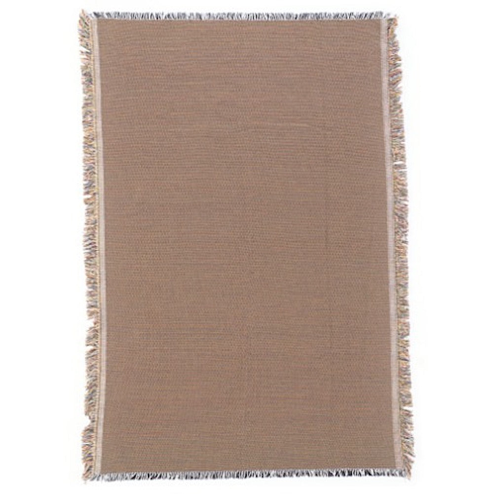 Throw Blanket 727 Braniff Place Two Tone Blue