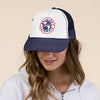 Baseball Net Back Cap Mesh Multiple Colors with Braniff Logos