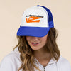 Baseball Net Back Cap Mesh Multiple Colors with Braniff Logos